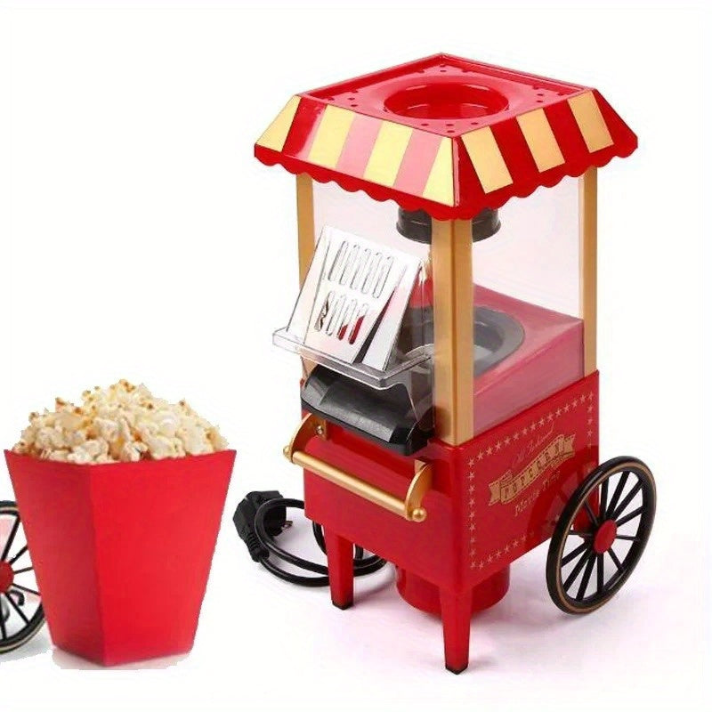 Electric Popcorn Machine with Cart for Home Use
