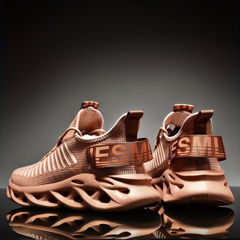 Men's Running Shoes Casual Fabric Non-Slip Lace-Up Sneakers for Sports