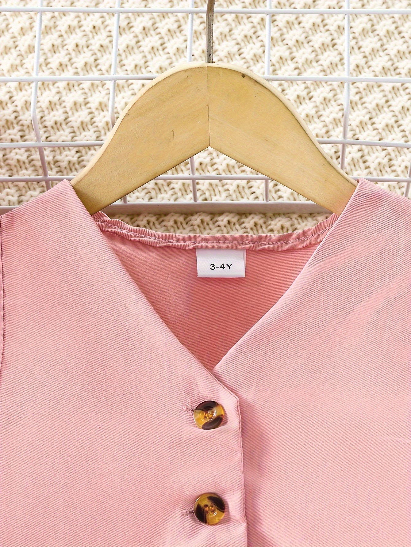 Girls' Casual Outfit Set Sleeveless Vest Long Sleeve Top Wide Leg Pants Spring Fall