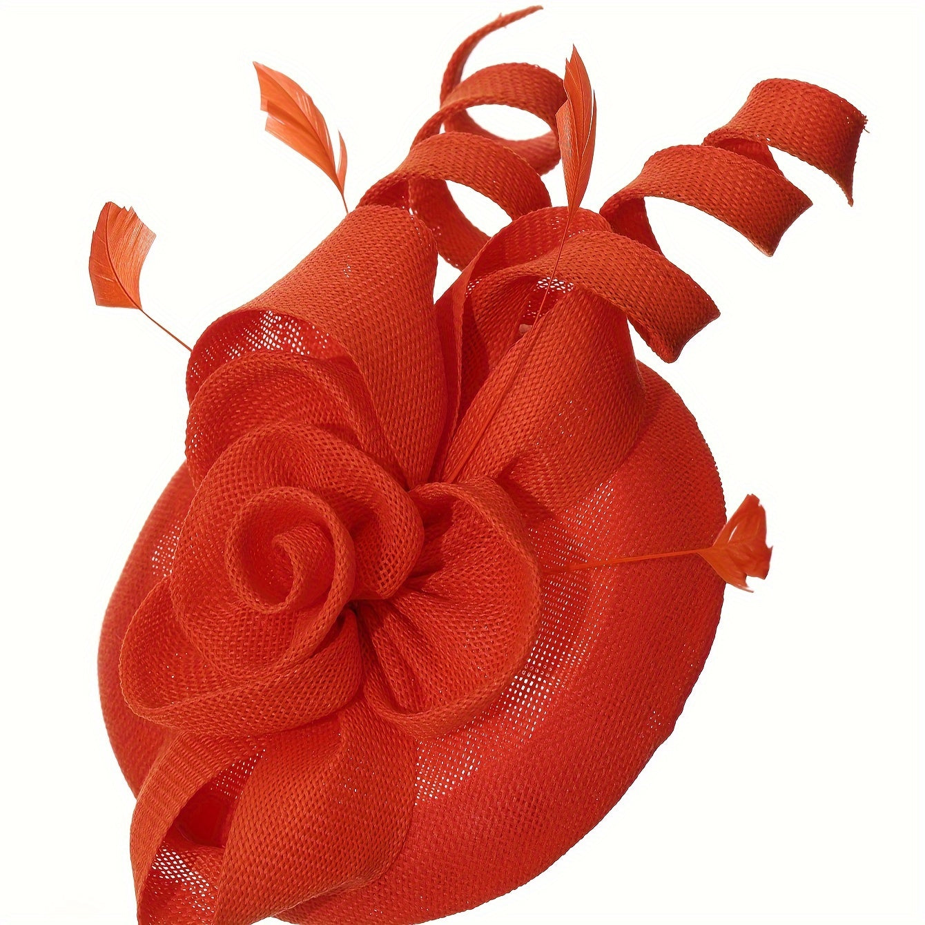 Ayollar uchun vintage linen yuqori qalpoq va sun'iy mo'ynali soch aksessuari