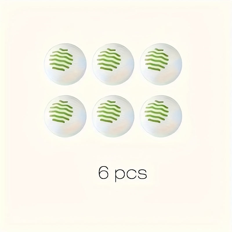 6pcs Air Freshener Balls Plastic Hollow Design Odor Eliminator for Shoes Car Home