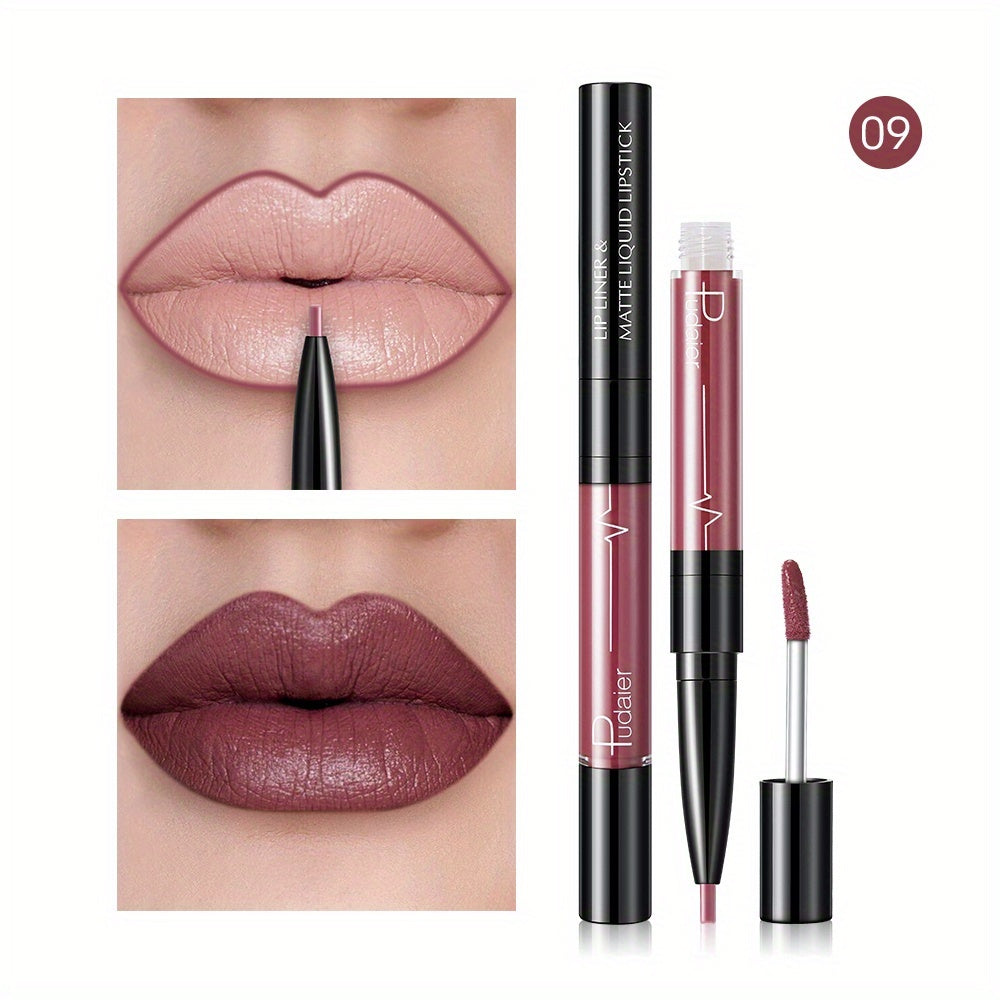 Женский водостойкий карандаш для губ с высокой пигментацией, матовая отделка