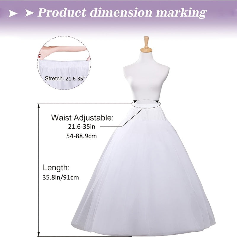 Women's Bridal Wedding Dress Support Seamless Skirt Underwear