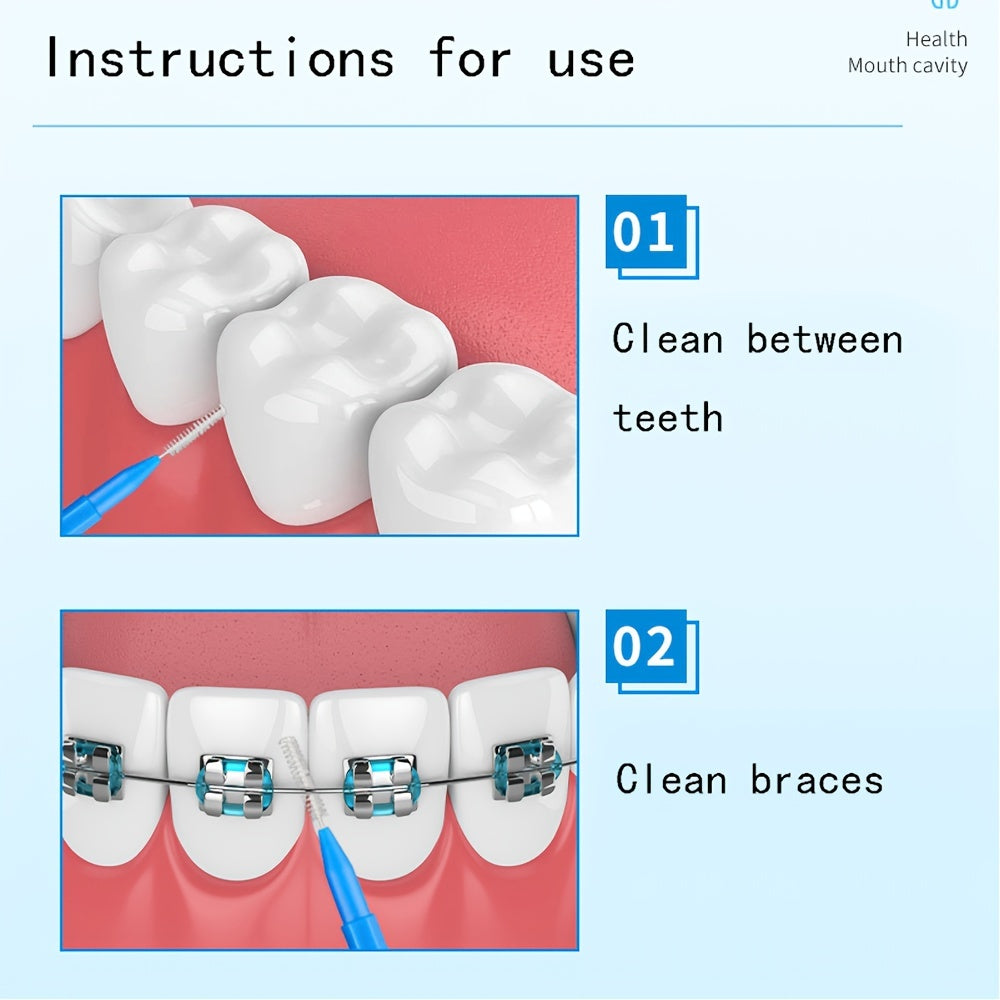 10-40Pcs tish tozalash interdental tish cho'ponlari tish bo'shlig'lari uchun
