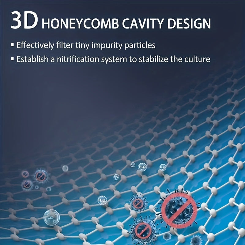 Aquarium Filter 8D Non-Electric Washable High-Density Bio-Sponge