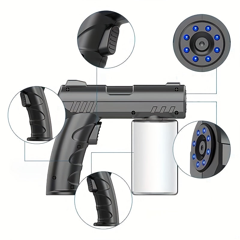 Nano Mist Spray Gun USB Rechargeable Water Atomizer with 1200mAh Battery for Cleaning