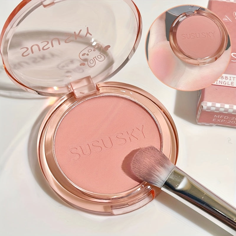 Women Monochrome Powder Blush Medium Coverage Natural Finish Pink Berry Red