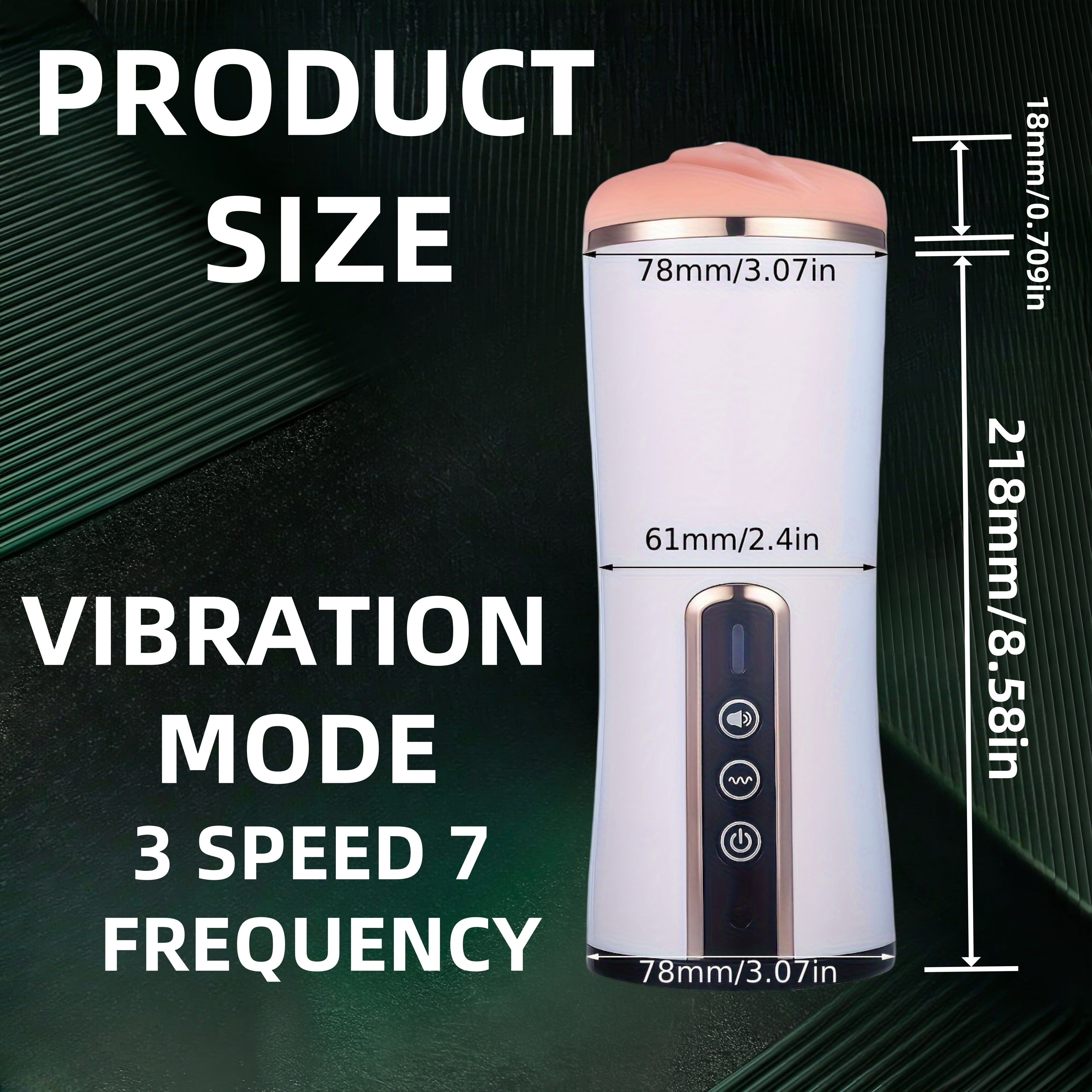 erkaklar uchun qayta to'ldiriladigan 10 vibрация rejimi 3D teksturali cho'ntak mastürbator