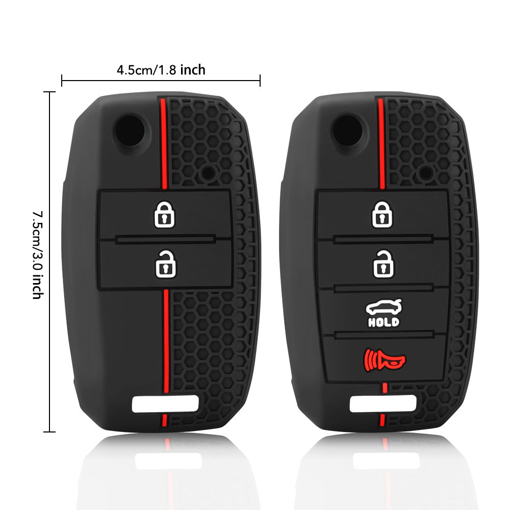 Universal Silicone Car Remote Key Cover Shell for Kia Vehicles
