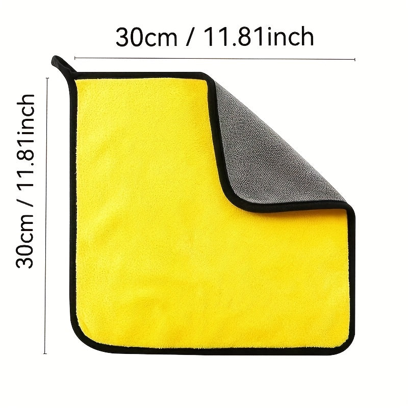 Toalla de microfibra para lavado de coches, extra grande, absorbente, paño de secado, limpieza de vehículos
