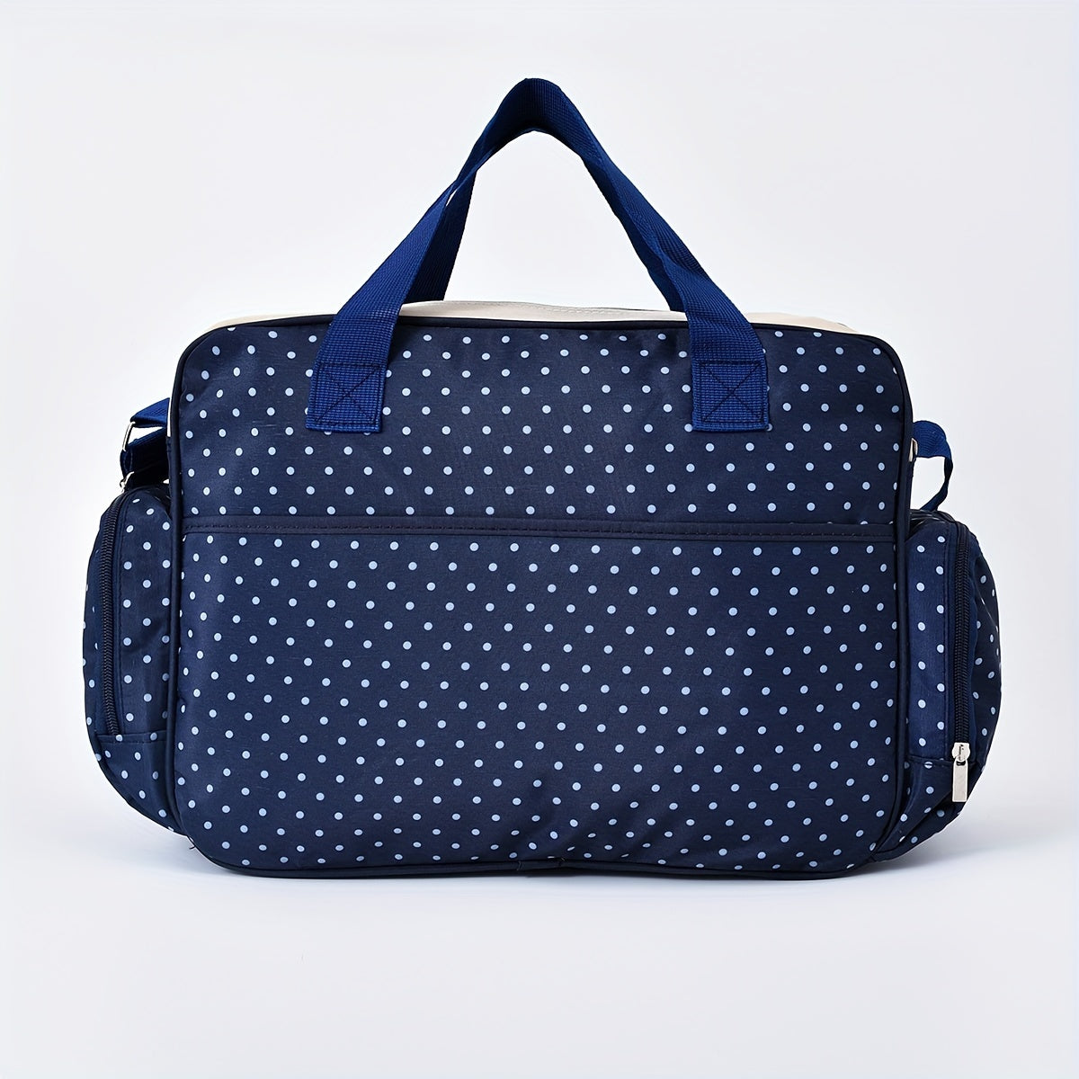 Polka Dot Diaper Bag for Moms Spacious Tote Shoulder Bag for Baby Care