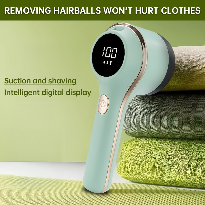 USB перезаряжаемый удалитель катышков с регулируемыми настройками, LED-дисплей. Идеально подходит для свитеров, ковров. Уход за тканью без запутывания, органайзер для одежды.