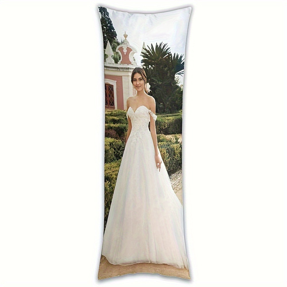 Double-Sided Photo Plush Body Pillowcase 20x54 Inches Cozy Cover for Loved Ones