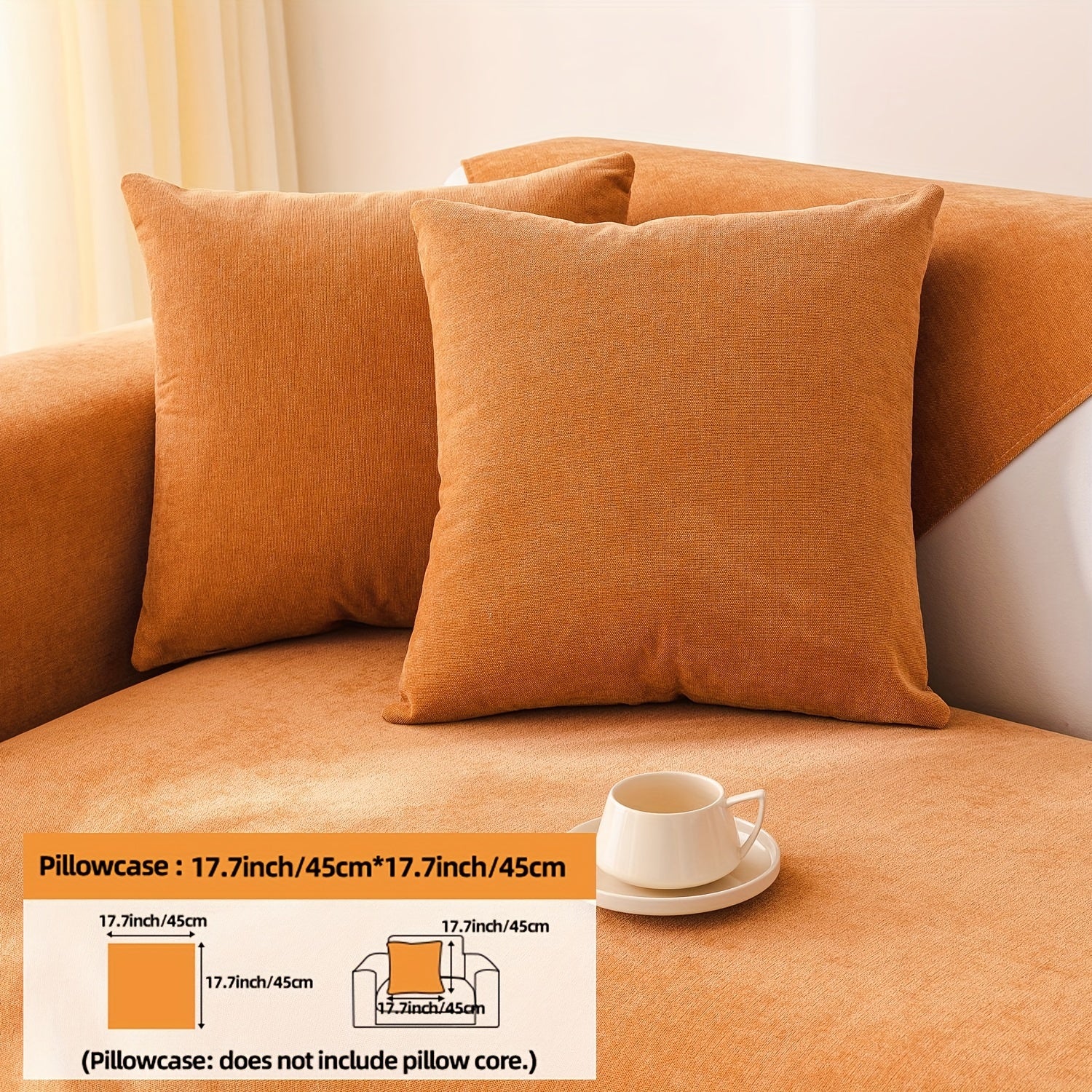 1 dona Chenille oddiy divan qoplamasi, barcha mavsumlar uchun universal qoplama, yostiq qopqog'i va orqa yostiq qopqog'ini o'z ichiga oladi. Divan yostiqlarini himoya qiladi, turli xonalar va uy bezaklari uchun mos keladi.