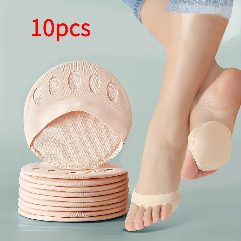 Women Invisible Comfort Socks with Breathable Pads Non-Slip Support