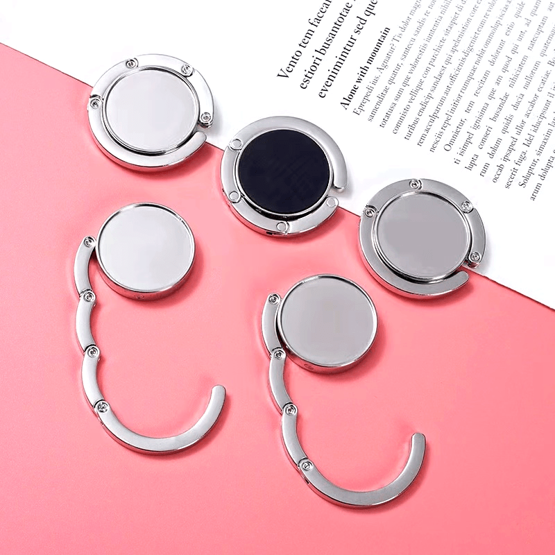 Folding Purse Hook Hangers Portable Bag Buckle Desk Hooks Handbag Holder