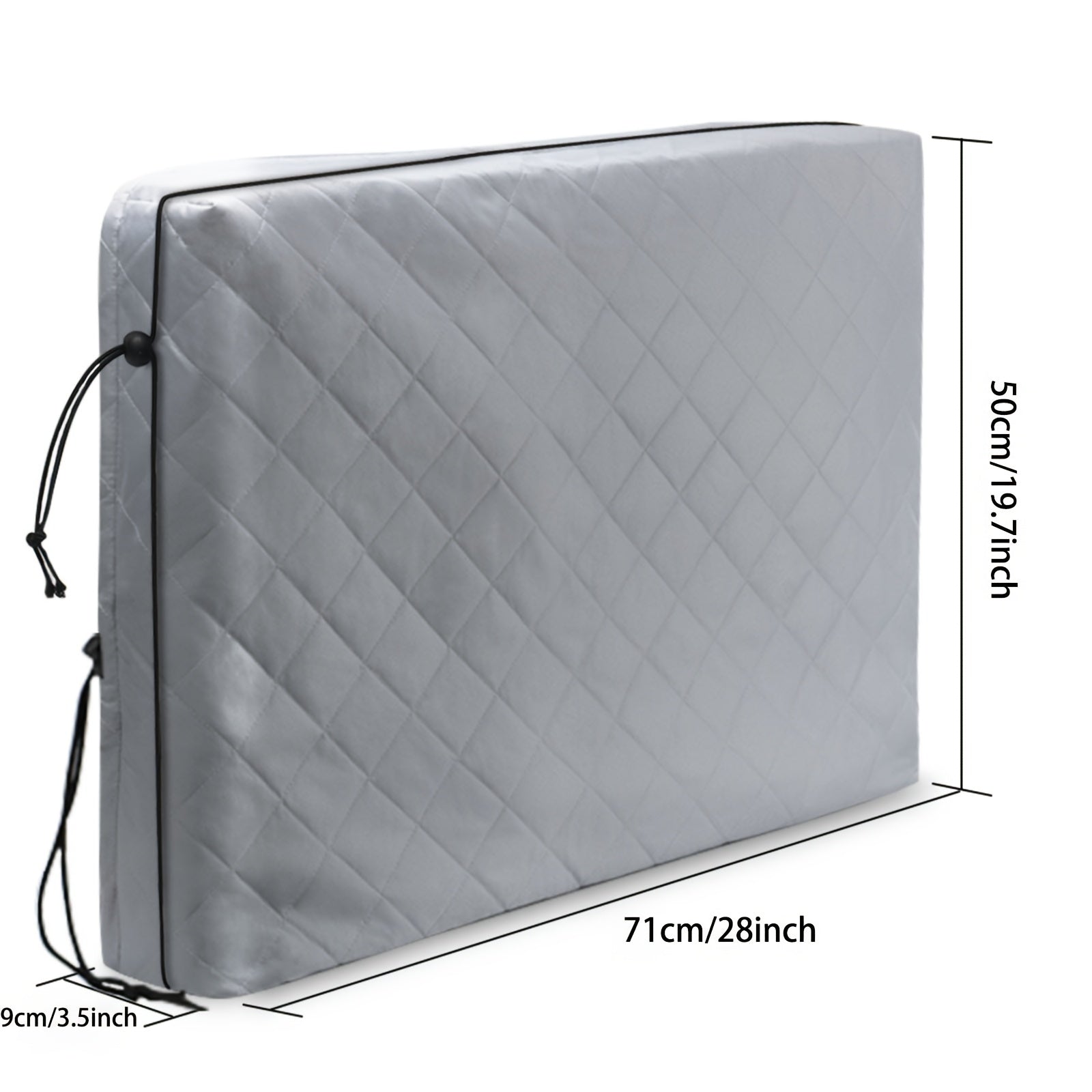 Indoor Air Conditioner Cover Double Insulation Elastic Drawstring Universal Size