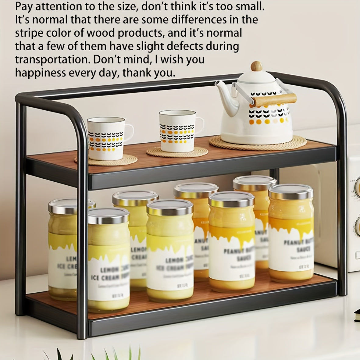 Маленькая полка для организации гостиной, обеденного стола или бара с многоуровневым хранением для закусок и чашек.