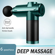 Rechargeable USB Massage Gun for Deep Tissue Muscle Relief Back Neck Waist