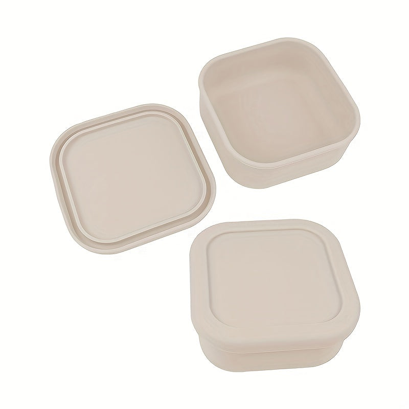 Silicone saqlash qutisi, maktab va ish uchun krisper va tushlik qutisi