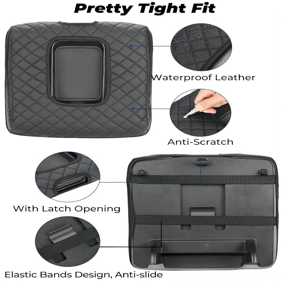 Universal PU Leather Center Console Cover for 40/20/40 Long Seat