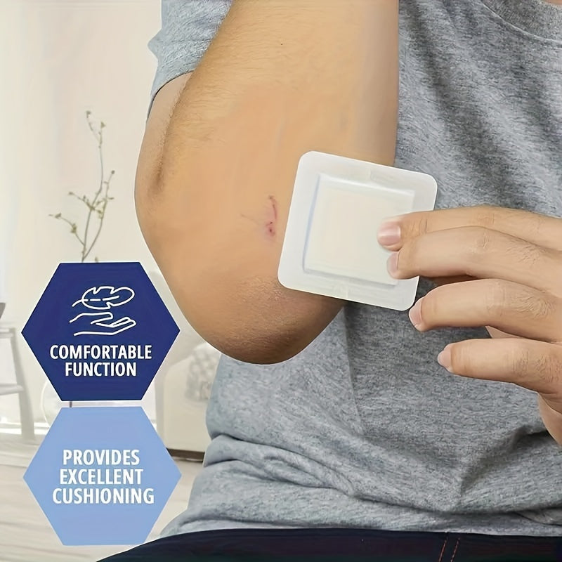 Parchetes de venda para heridas no tejidas para adultos, tamaños surtidos, transpirable, absorción fuerte