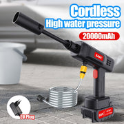 Cordless High Pressure Washer for Cars Floors Fences with Accessories