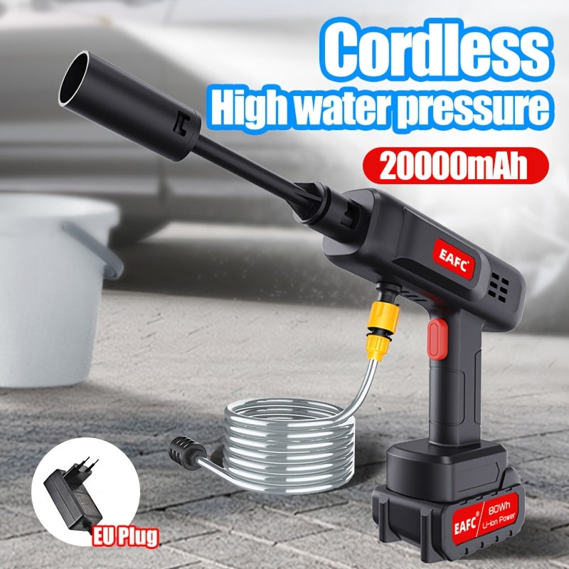 Cordless High Pressure Washer for Cars Floors Fences with Accessories