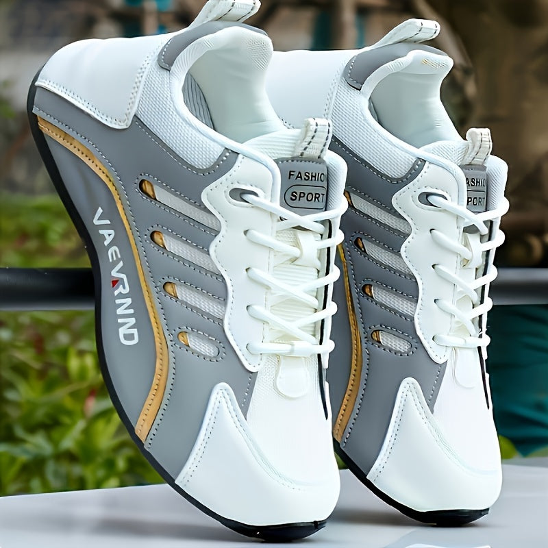 Men's Plus Size Breathable Mesh Casual Sneakers Non-Slip PVC Sole for Walking and Skateboarding in All Seasons Black White Teal