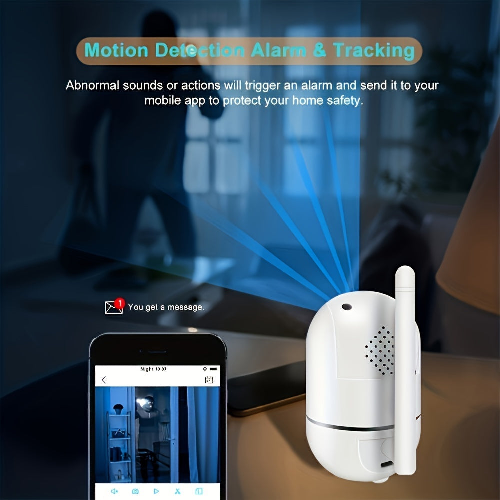 Indoor Security Camera 1080P WiFi Motion Detection Night Vision Two-Way Audio