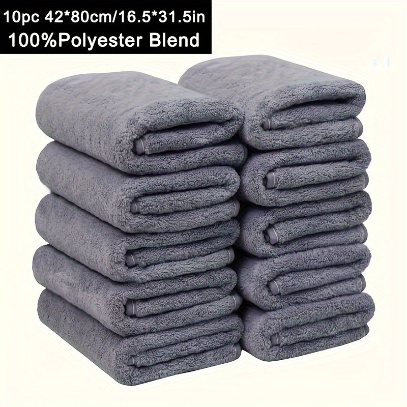 Set of 6/8/10 Ultra Soft Absorbent Cotton Hand Towels for Bathroom Gym Shower Spa