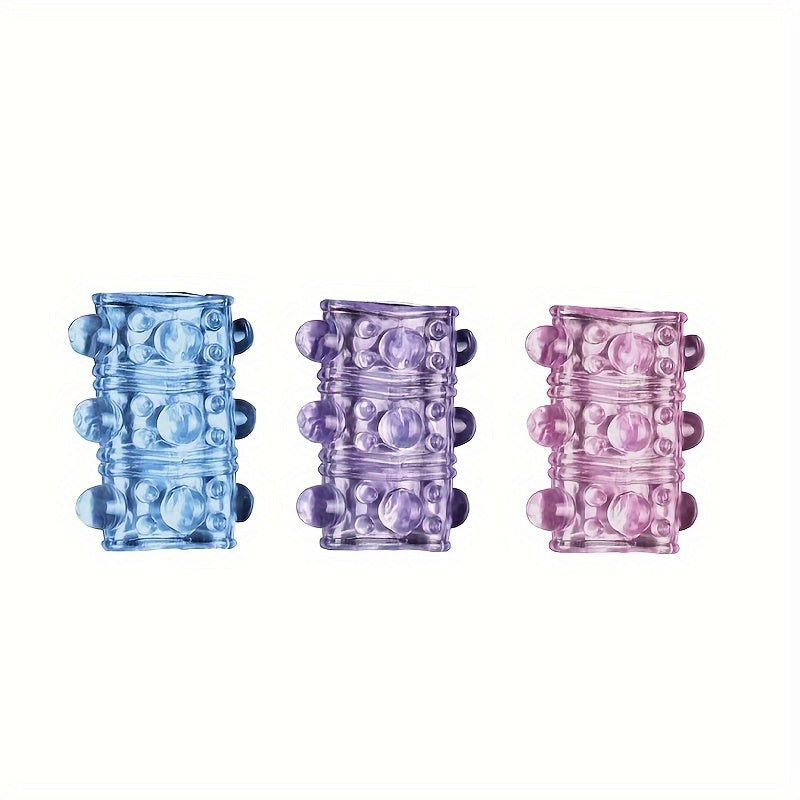 Men Penis Sleeve Light Beige TPE Qayta ishlatiladigan Ejakulatsiya Yopiq Halqasi To'plami