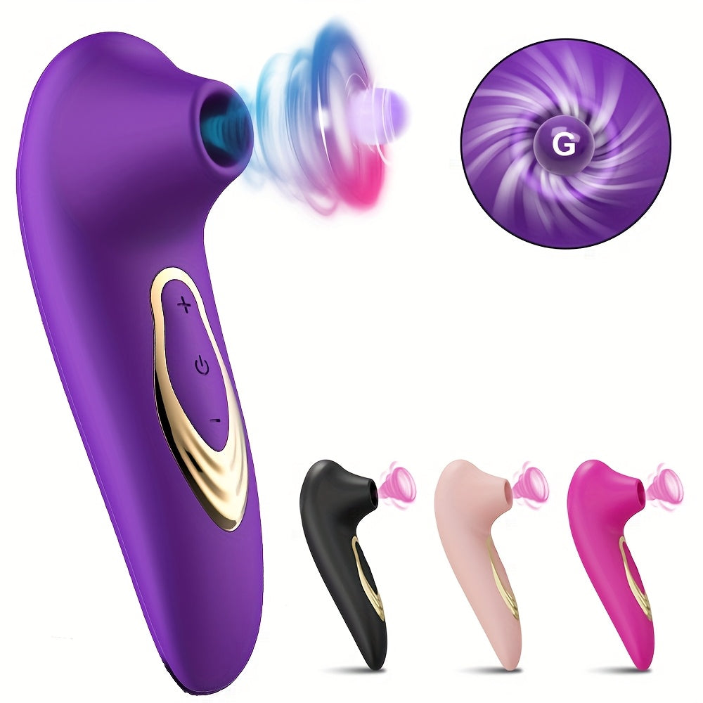 Ayollar klitoral nipel stimulyatori vibratsiyali yutuvchi o'yinchoq, 10 rejim bilan