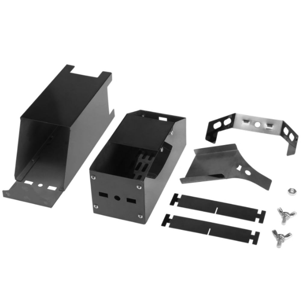 Portable Titanium Alloy Rocket Stove for Camping and BBQ with Storage Bag