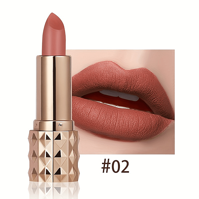 Set de labiales mate para mujer, resistente al agua, 4 colores, maquillaje de labios