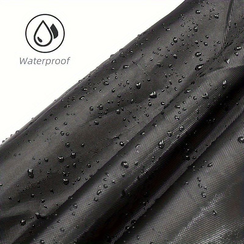 Чёрный чехол для пылесоса с вертикальным расположением, с прочными ручками, неводонепроницаемая сумка для хранения мусора и органайзер