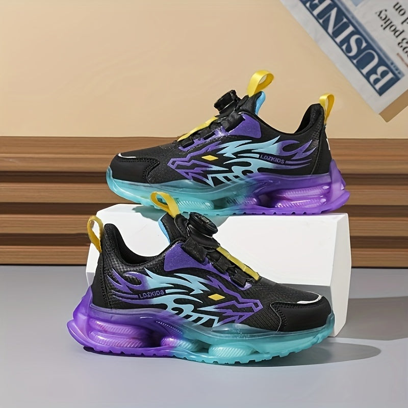 Мужские дышащие водонепроницаемые кроссовки с вращающейся пряжкой, нескользящие, повседневные, спортивные, для бега