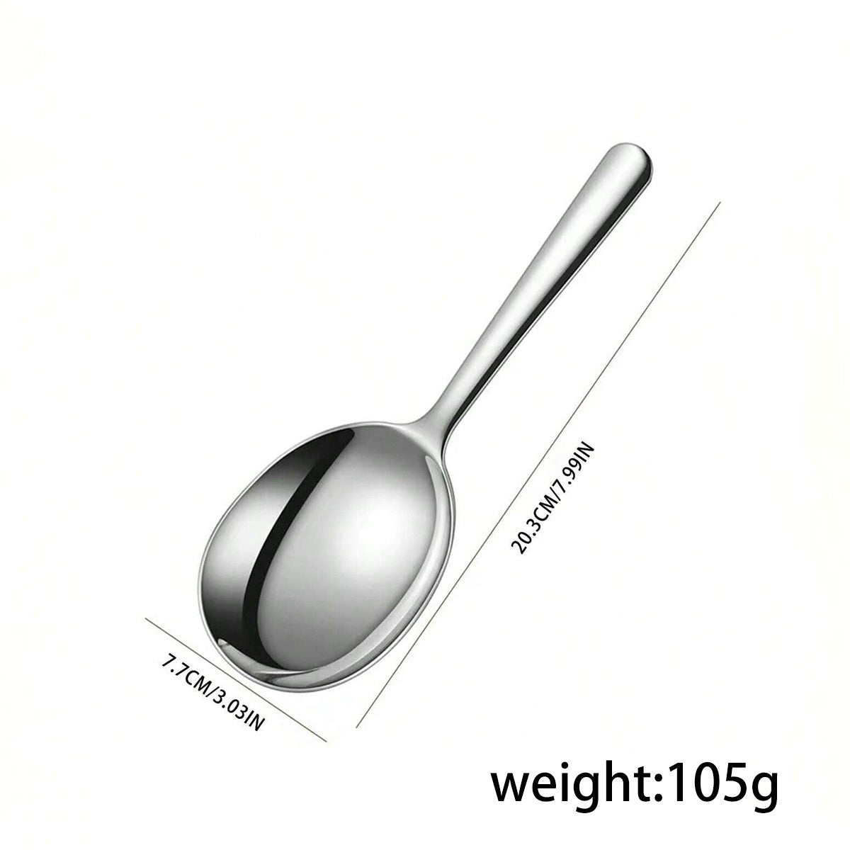 Large Stainless Steel Buffet Spoon for Parties and Banquets Dishwasher Safe