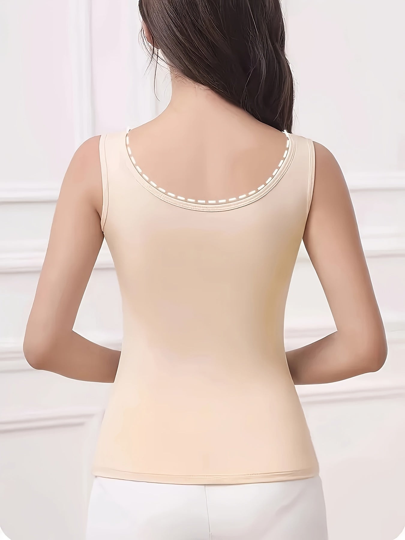 Conjunto de camisetas sin mangas de talla grande para mujer, set de camisetas cortas sin mangas para otoño e invierno