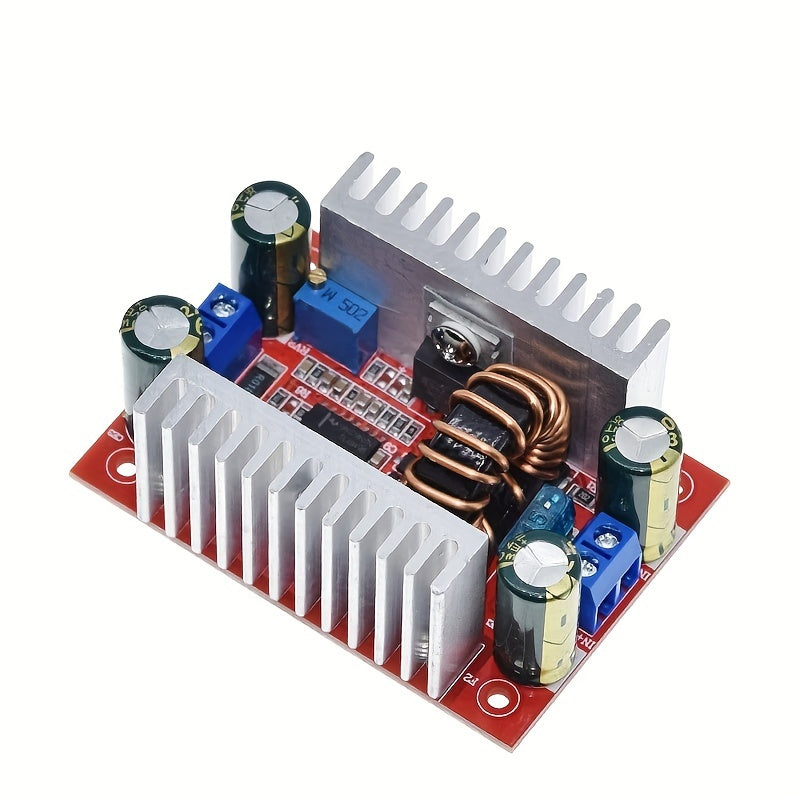 400W 15A DC-DC Boost Converter with Adjustable Voltage and Current for LED Lighting and Power Supply