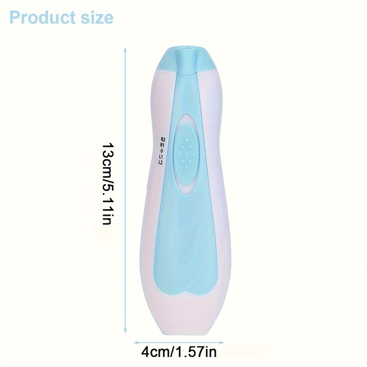 Kids Electric Nail Care Set with Nail Clippers and Sharpener Pink Blue