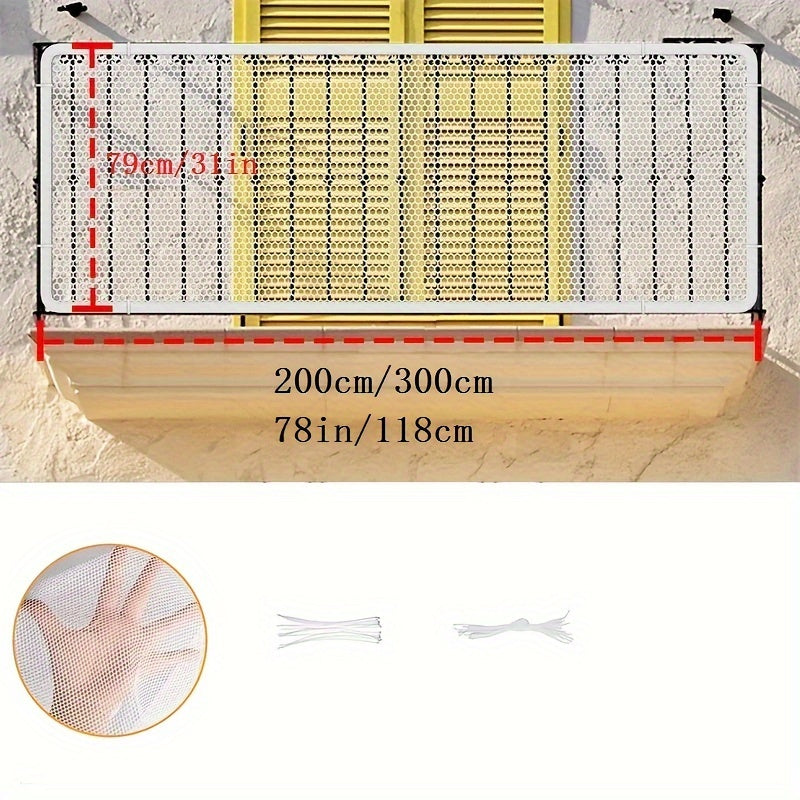 Multi-Purpose Safety Net for Stair Balcony Guard Fine Mesh Protection