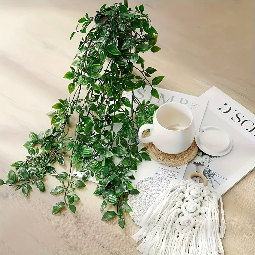 Lifelike Hanging Mandala Plant Decor for Home Office Outdoor Weddings