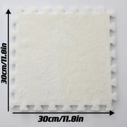 Juego de alfombrillas de espuma acolchada de 24 piezas en colores mezclados para dormitorio, sala de estar y balcón