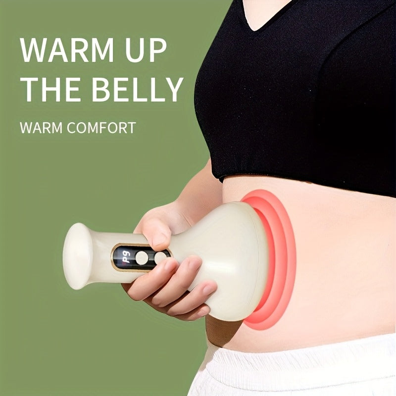 Herramienta de masaje recargable con 9 velocidades, succión de copa de vacío, carga USB, batería de 1200mAh para cuello, hombros y espalda