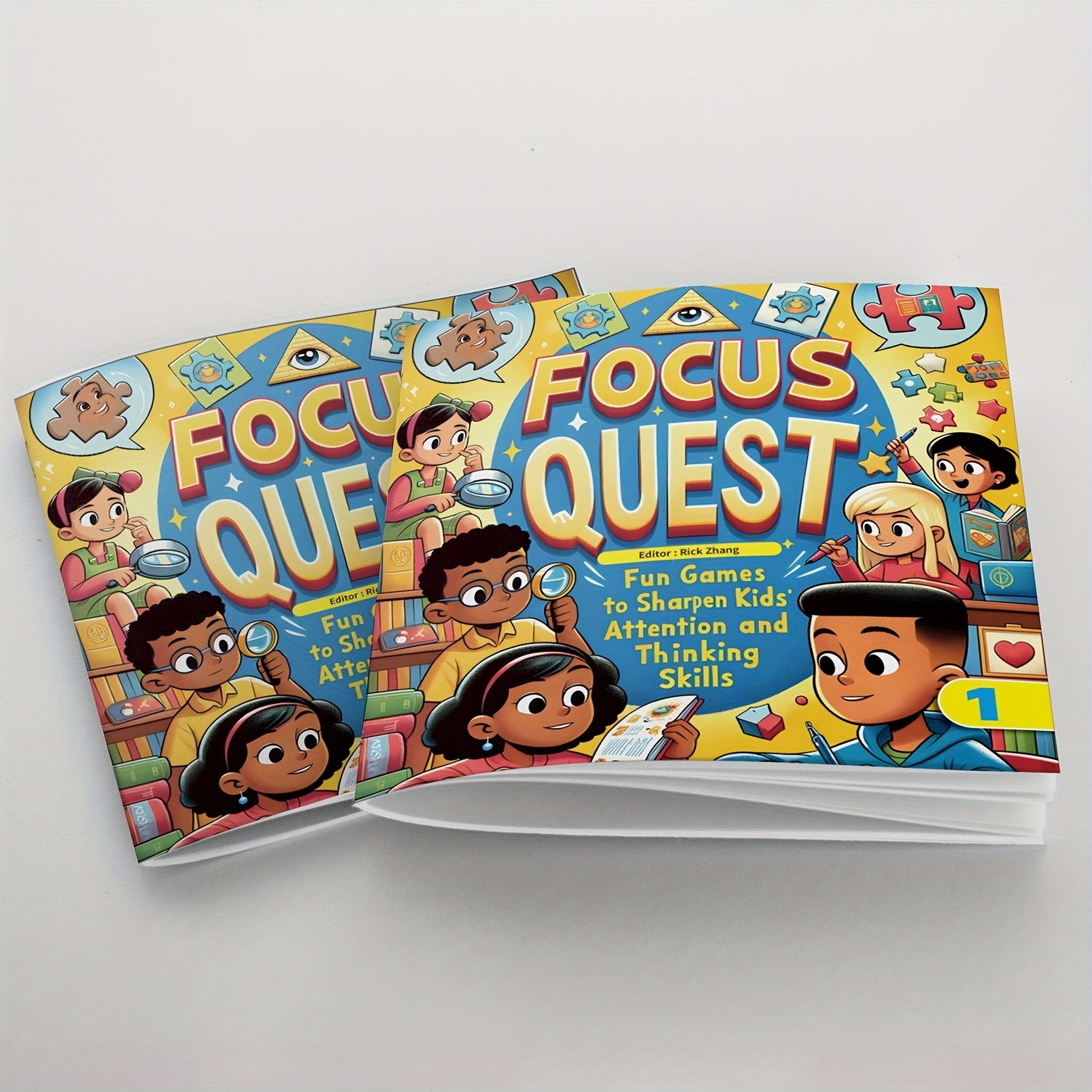 Children's Educational Chapter Book for Kids Age 5 Focus Cognitive Skills Learning