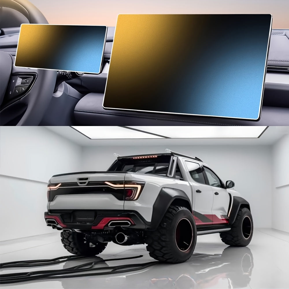 2pcs Tempered Glass Screen Protector for Car GPS and Speedometer 32.5cm