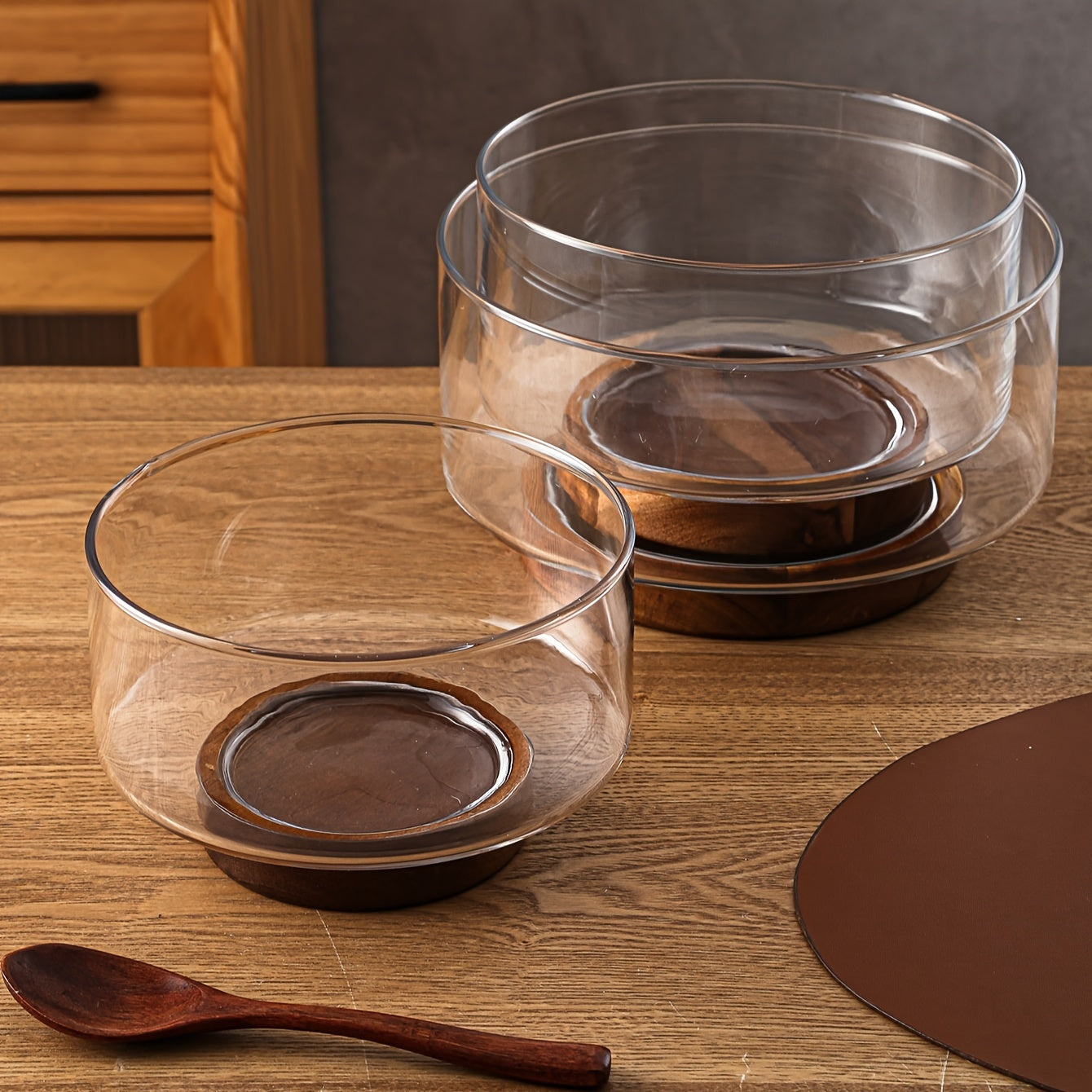 Glass Bowl for Fruit Yogurt Baking Dessert Nordic Style Tableware for Home Kitchen Restaurant