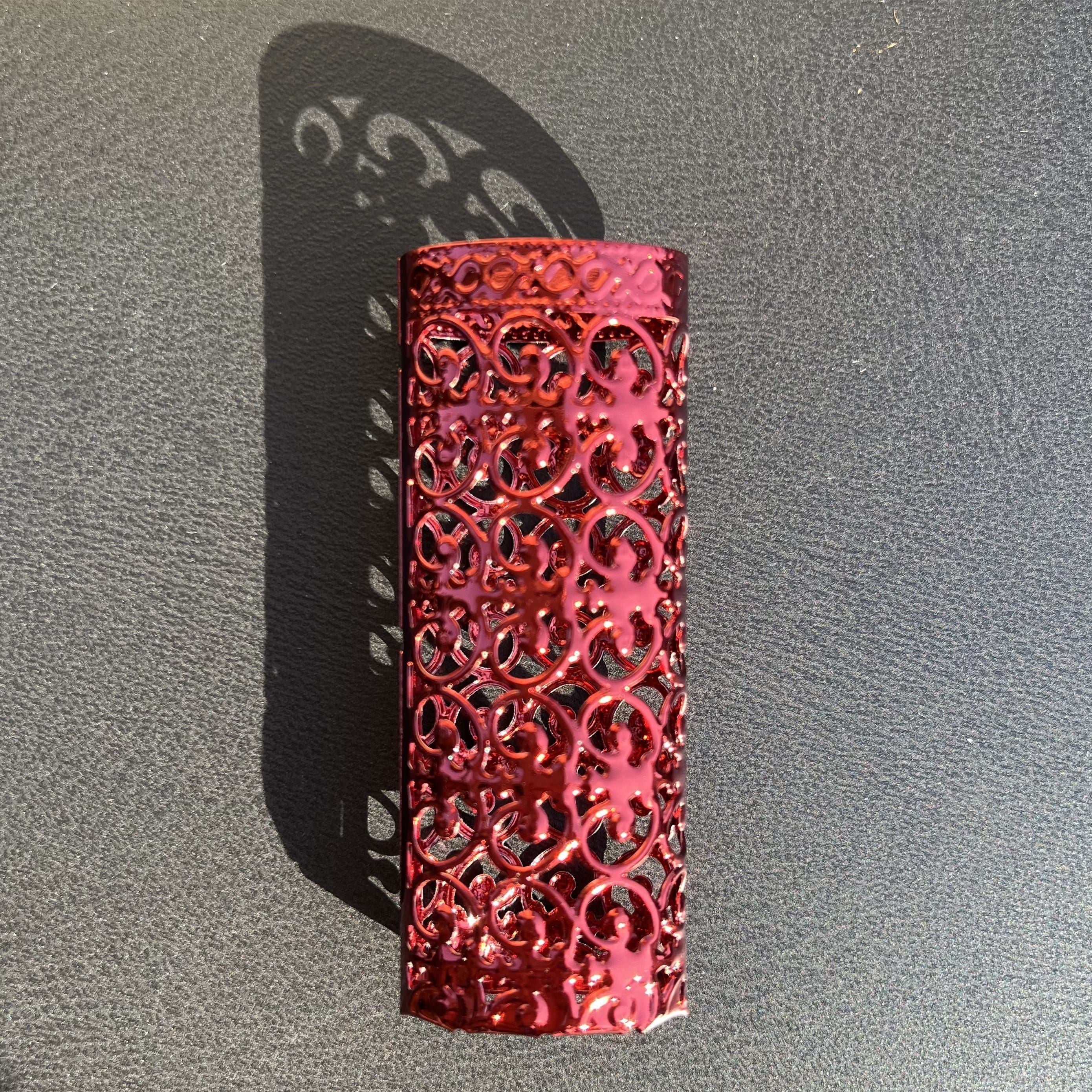 Metal Lighter Case Cover for J6 Full Size BIC, Hollow Design, Blingy Style