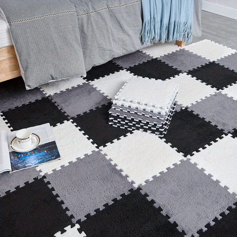 Interlocking Washable Rugs for Crawling Pads, Pet Mats, and Home Decor